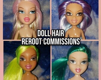 Bratz Custom OOAK Rerooted Nylon Hair Fashion Doll