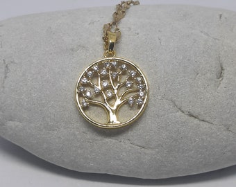 Necklace with tree of life pendant - VITA | Gift for wife