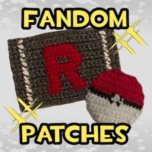 Parches de Fandom (¡Más de 20 diseños! ¡Monstruos de bolsillo y MÁS!)