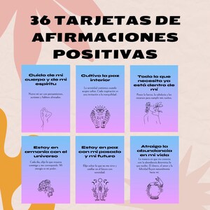 36 Cartas de Afirmaciones Positivas para Imprimir – Ley de la Atracción y Desarrollo Personal – PDF Descargable