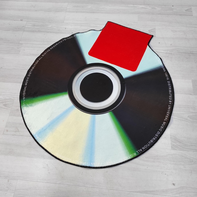 Kanye West CD Rug, Music Album Cover Art, Round Area Rug - Etsy