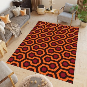 Shining Rug,Horror Movie icon,Most Popular Hotel Carpet,Overlook Hotel,Runner Rug,Overlook Hotel Rug, Area Rug,Custom Rug,Gift For Him