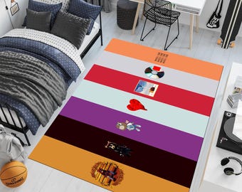 Kanye West Album Cover Rug: Modern Music Room Decor
