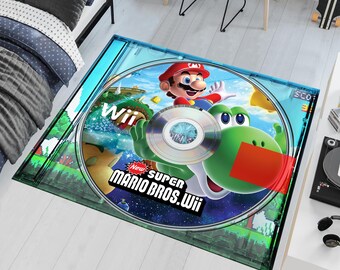 Game Cd Rug,Video Game Rug,Retro Game Rug,Colorful Rug,Cute Rug,Custom Rug,Nursery Rug,Area Rugs,Game Decor,Gift for Kids,Game Lover Gift