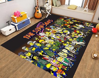Simpsons Rug: Hypebeast Living Room Decor