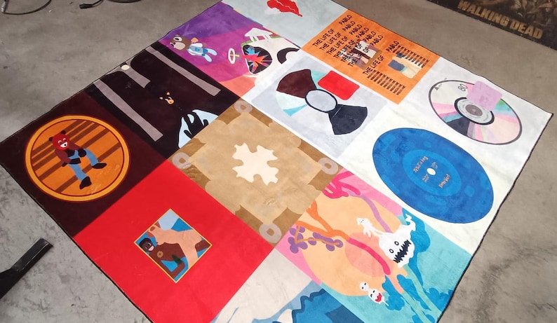 Kanye West Album Cover Rug: Modern Music Room Decor - Etsy