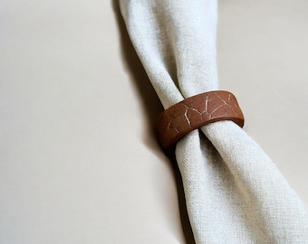 Handmade Stoneware Napkin Holder – Rustic Tabletop Decor