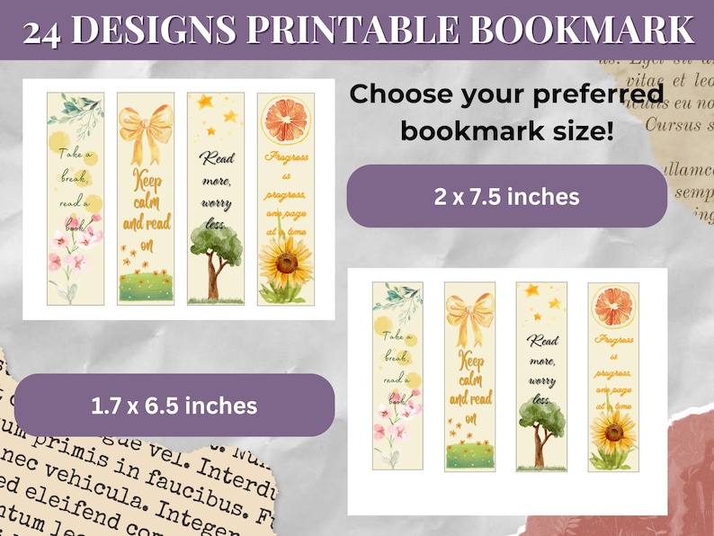 24 Printable Aesthetic Simple Bookmark Bibliophile Gifts for Smut and ...