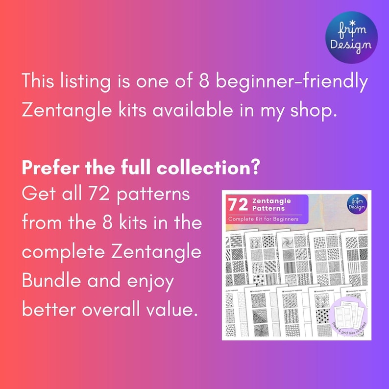 Zentangle Beginner Worksheets – Traceable Patterns + Radial & Grid Tile ...