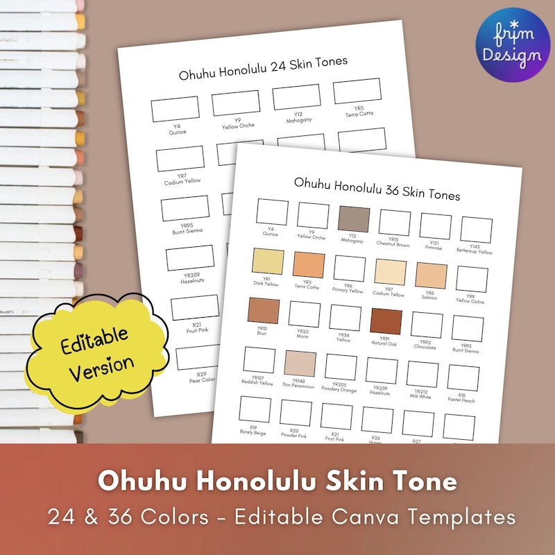 Skin Tone Coloring Pages - Etsy