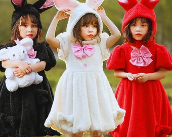 Easter Rabbit Costume for Girls, Adorable Bunny Outfit, Perfect for Easter Celebration, Unique Springtime Gift Easter gift for girls