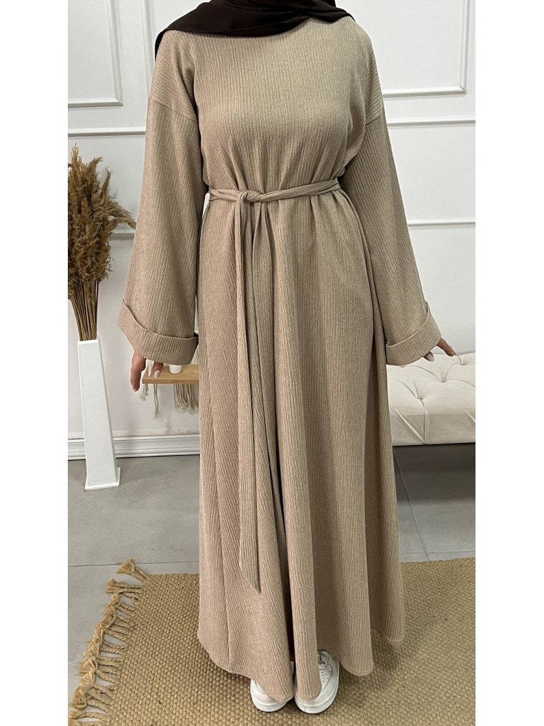 Langes Kleid Abaya in verschiedenen Farben Bild 4