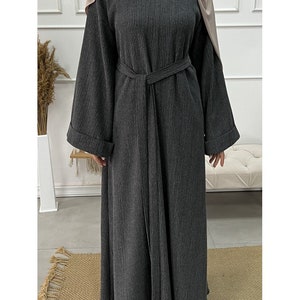 Langes Kleid Abaya in verschiedenen Farben Bild 5