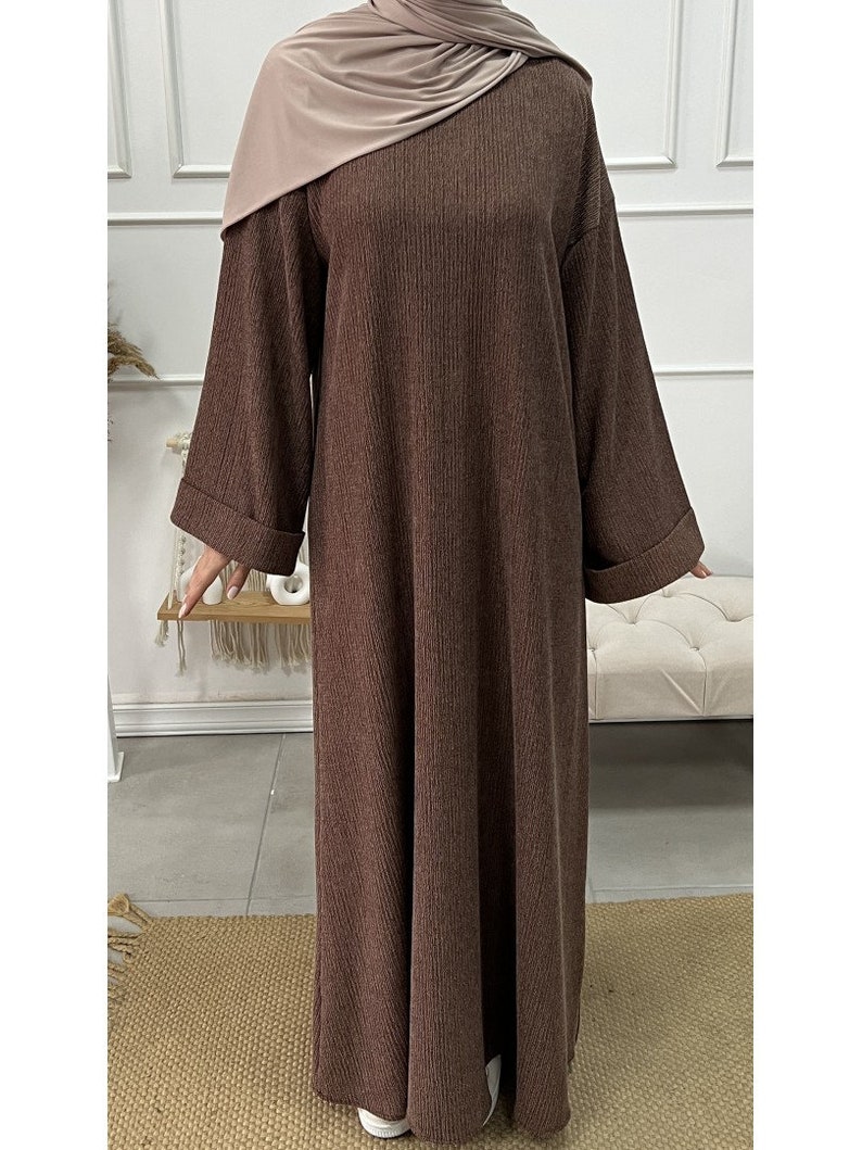 Langes Kleid Abaya in verschiedenen Farben Bild 9