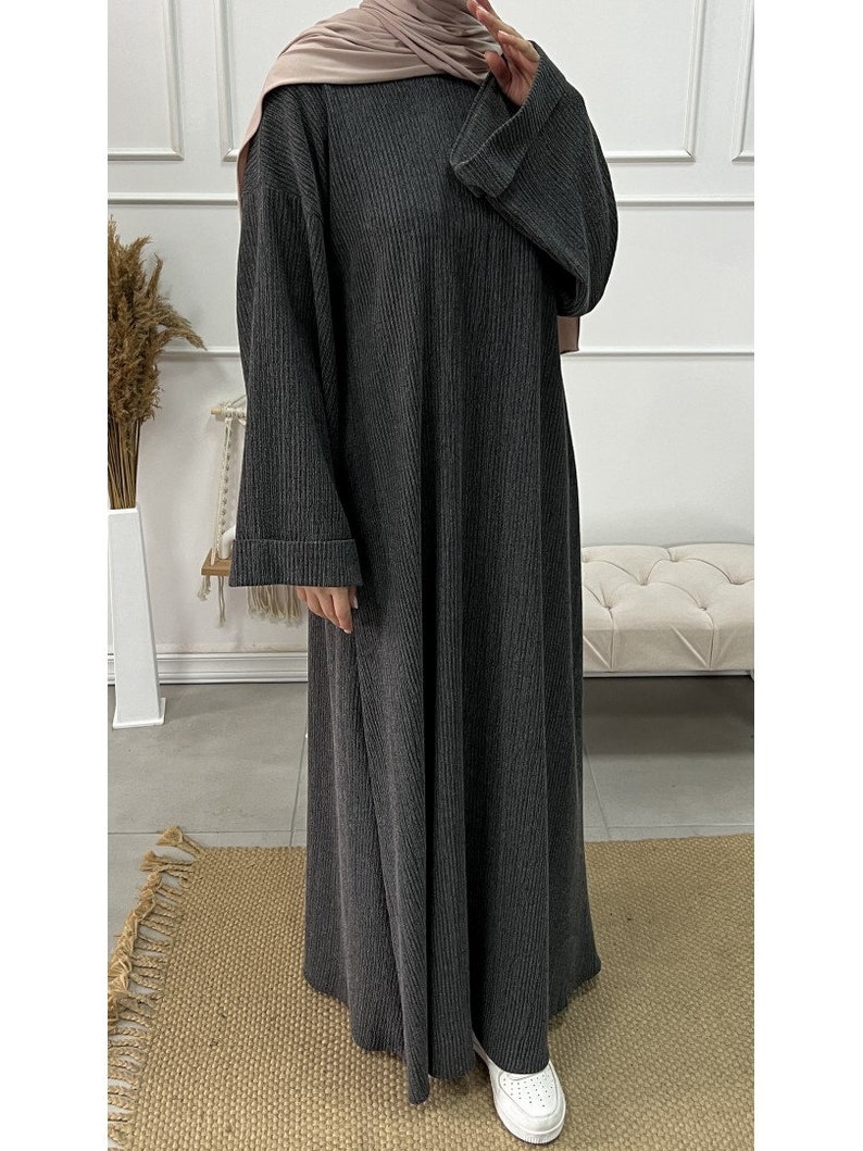 Langes Kleid Abaya in verschiedenen Farben Bild 6