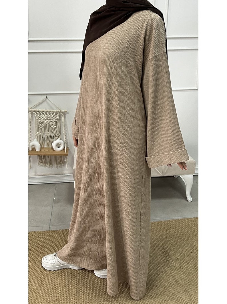 Langes Kleid Abaya in verschiedenen Farben Bild 3