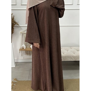 Langes Kleid Abaya in verschiedenen Farben Bild 8