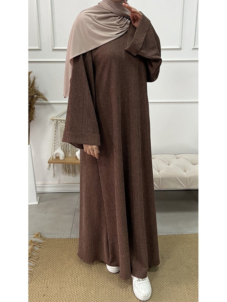 Langes Kleid Abaya in verschiedenen Farben Bild 8