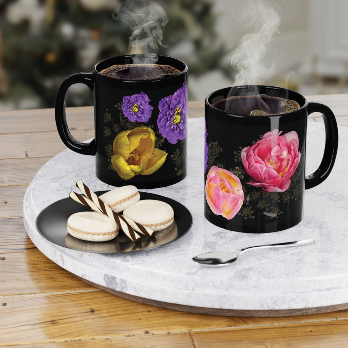 Personalized Mug Print, Template Png File 3 Set, Custom Name 11oz Mugs ...