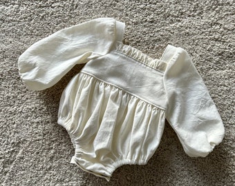 Baby Romper linen/cotton