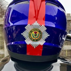 Insignia de calcomanía del casco del regimiento de Escocia de la Guardia Escocesa Fuerzas Especiales 85 mm 8,5 cm