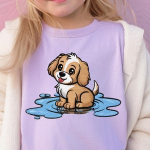 Cute Puppy Birthday Kid Shirts, Dog Theme Party T Shirt, Birthday Party Toddler Shirt, Toddler Birthday Tshirt, Matching Family Shirt