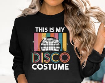 This Is My 70s Costume T-Shirt Halloween Funny Disco Party This Is My 70s Costume T-Shirt Halloween Funny Disco Party
