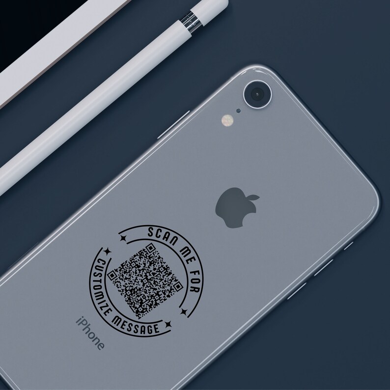 Custom Changeable QR Code SVG, Editable Digital Custom Qr Code SVG, You