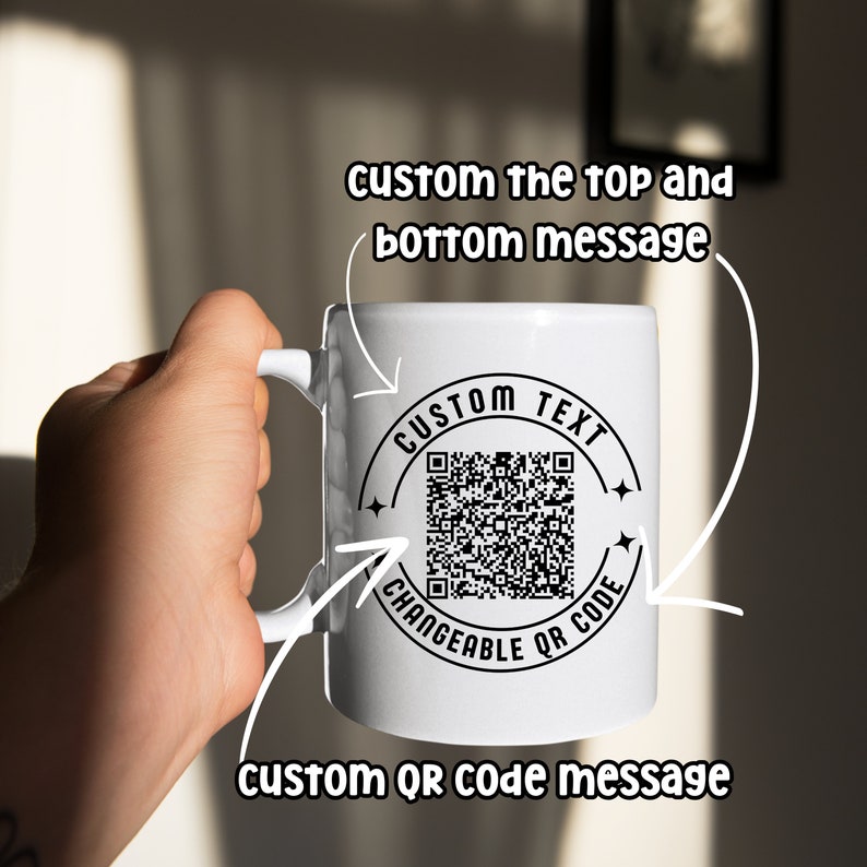 Custom QR Code Transparent Outdoor Stickers, Personalized QR Code