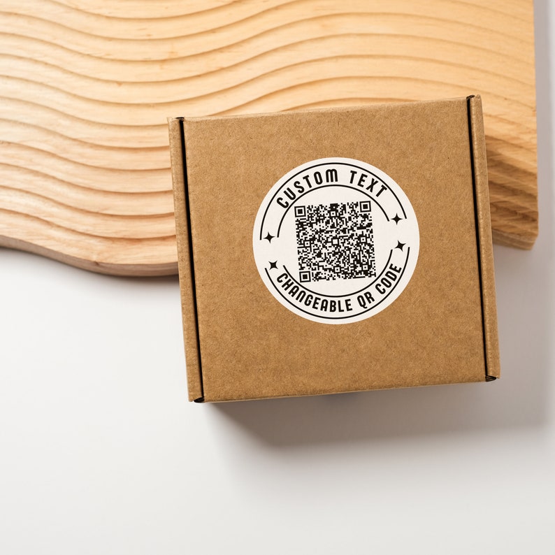 Changeable Custom QR Code Transparent Outdoors Stickers, Personalized