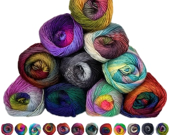 Cygnet Boho Spirit - DK / LIGHT ARAN - Acrylic Yarns - 100g Ball - For Colourful Hand Knitting & Crochet