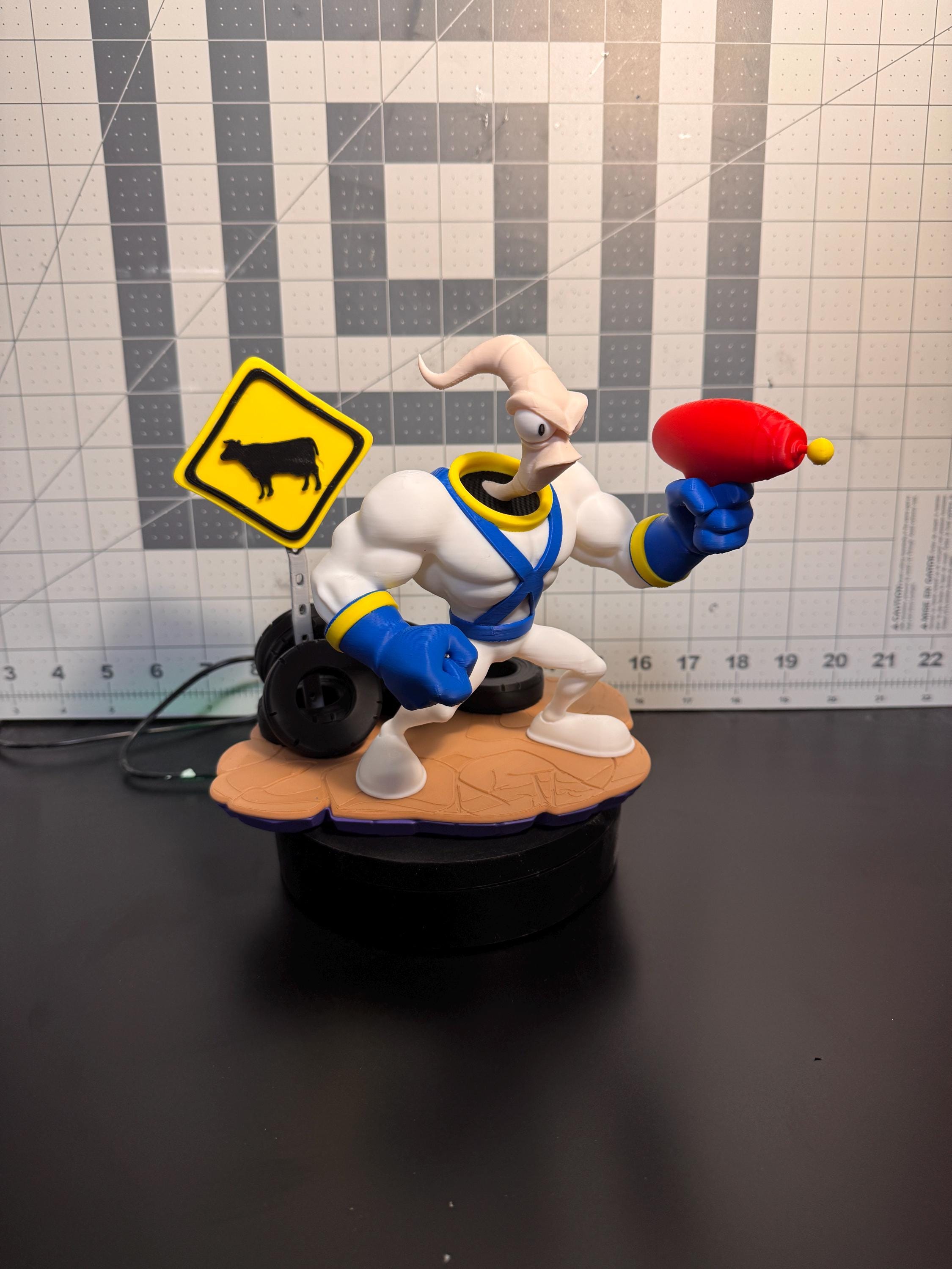 Earthworm Jim - Etsy