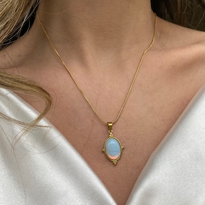 Disney Necklace, Mirror Necklace, Rapunzel Necklace, Dainty Gold Necklace, Coquette Necklace, Fairy Necklace, Aesthetic Necklace
