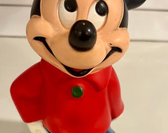 希少なヴィンテージ ミッキーマウス貯金箱 – ウォルト・ディズニー