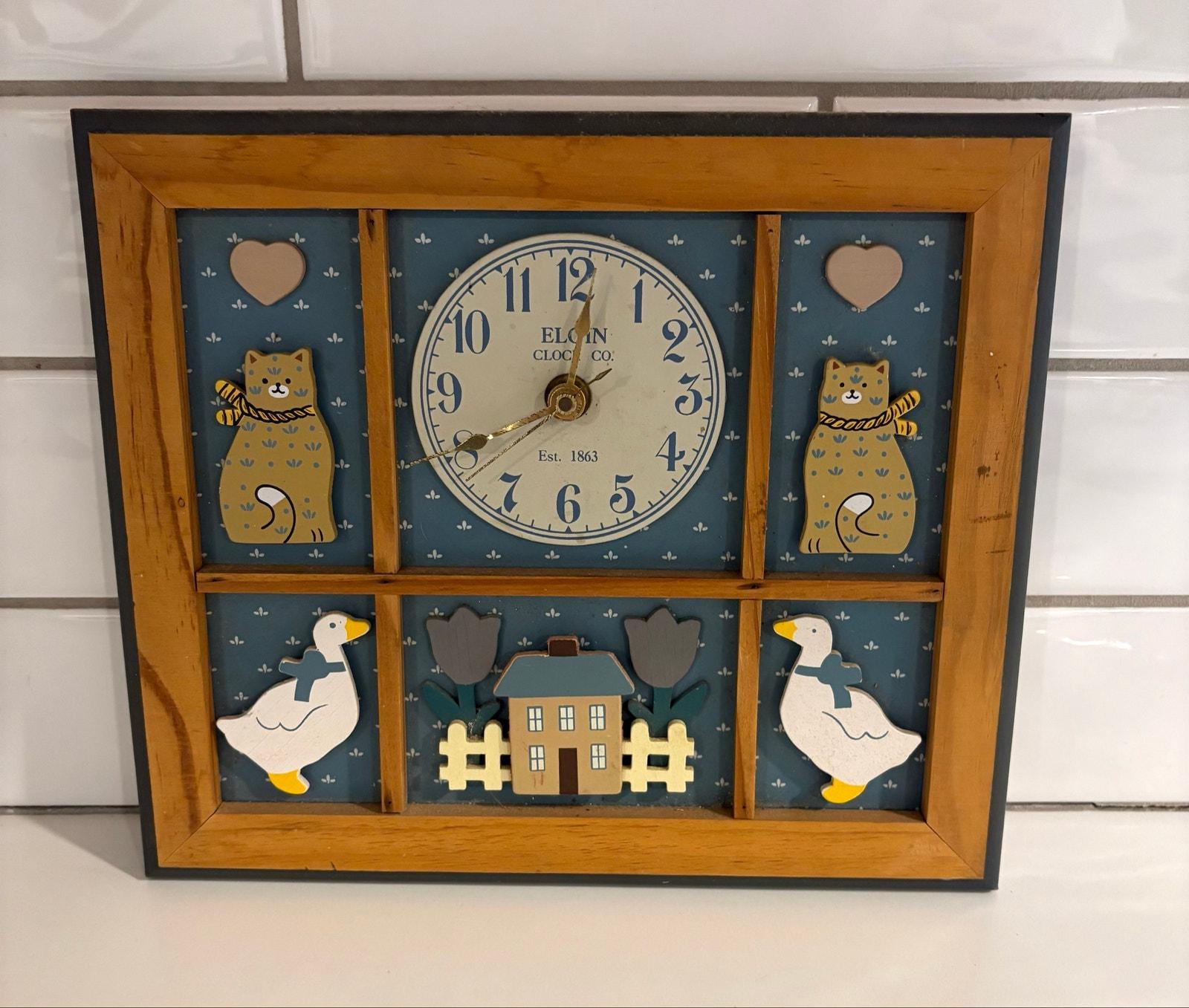Elgin Clock - Etsy