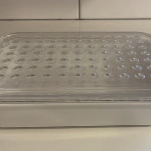 Vintage Corning Ware White Food Dish with Pyrex Glass Lid MC-2-B and MC-2-C