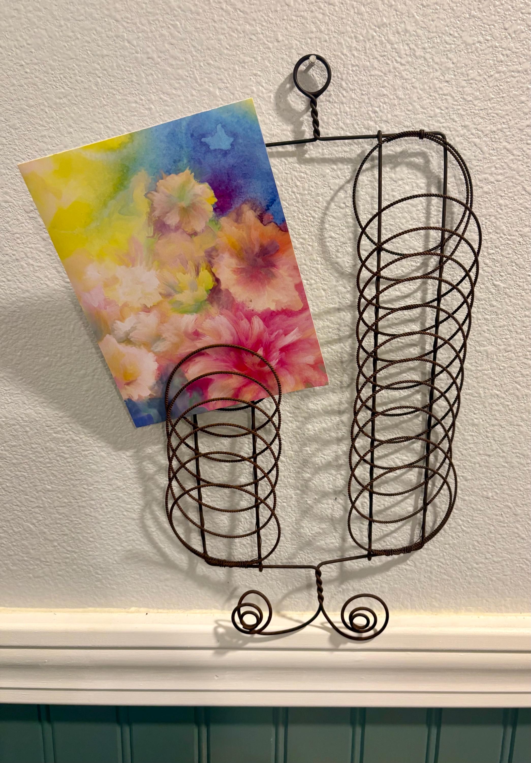 Vintage or Antique Wire Card Letter Display Rack Holder - Etsy 日本