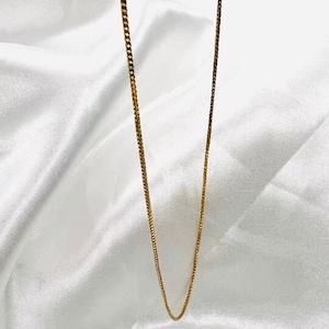 18K geelgouden ketting, 18K Venetiaanse ketting, 18K gouden boxketting, verschillende maten