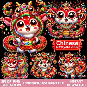 Year Of The Snake & Reindeer Png, Happy Chinese New Year 2025, Lunar New Year 2025, Chinese Zodiac Snake Year 2025, Cute Reindeer Zodiac Png