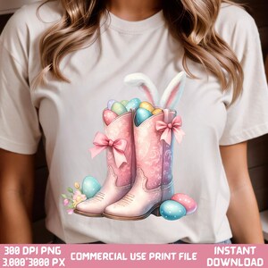 Howdy Easter Png, Western Easter Bunny PNG, Cowboy boots Easter, Happy Easter Png, Funny Easter Png, Retro Easter Shirt, Digital Download