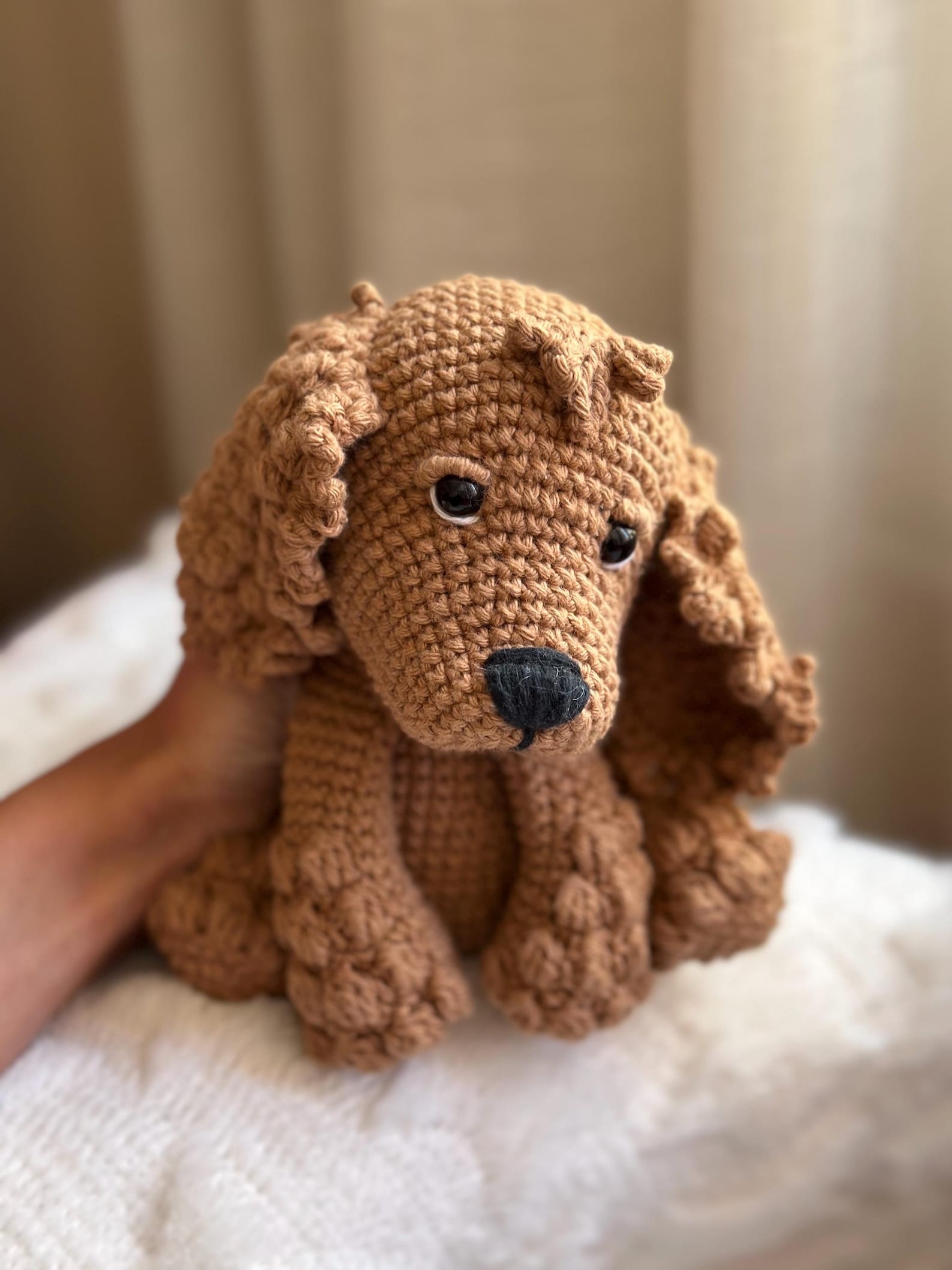Spaniel Crochet Pattern Crochet Pattern Cocker Spaniel Dog Amigurumi | Digital PDF Pattern in ...