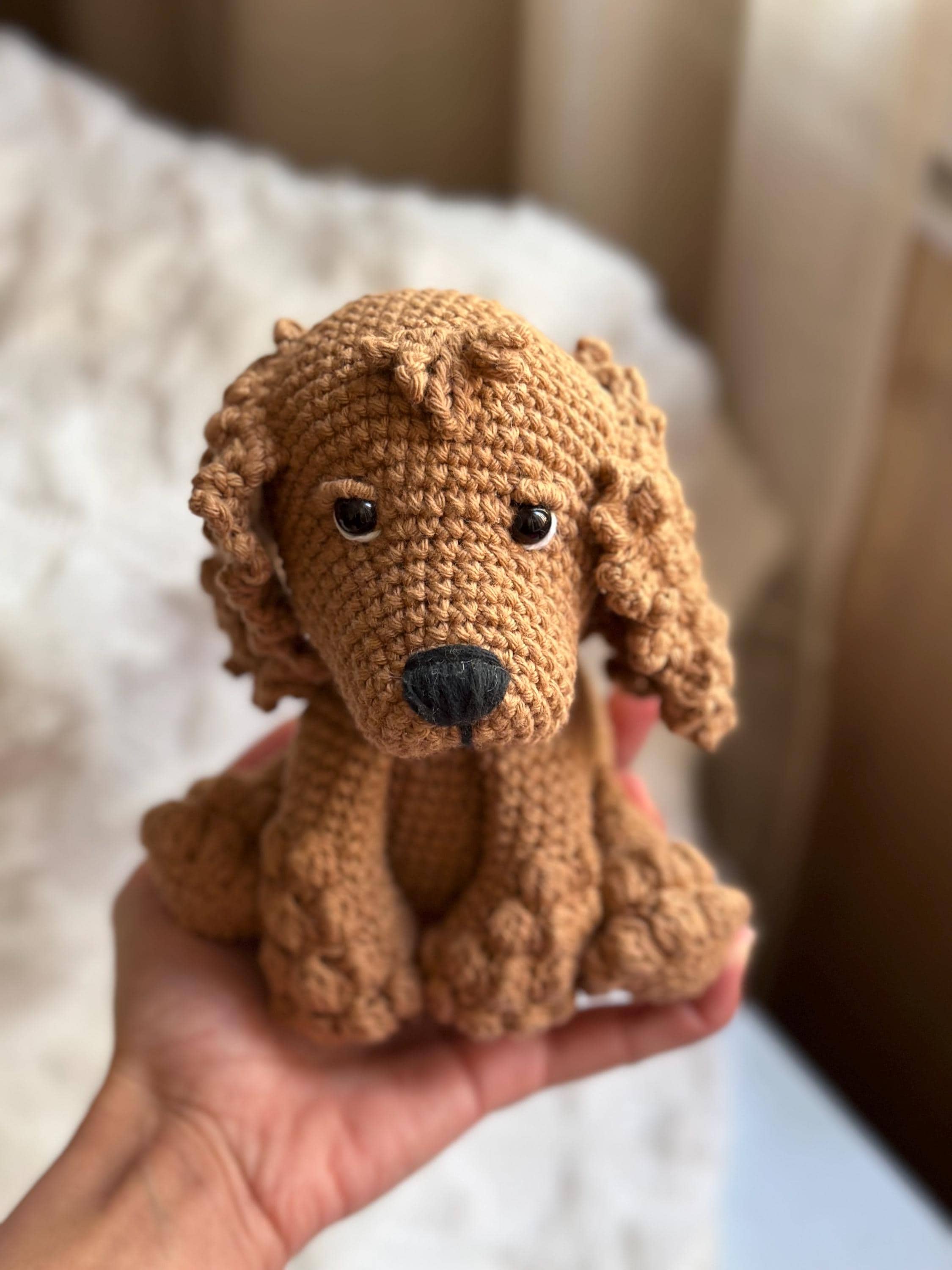 Spaniel Crochet Pattern Crochet Pattern Cocker Spaniel Dog Amigurumi | Digital PDF Pattern in ...