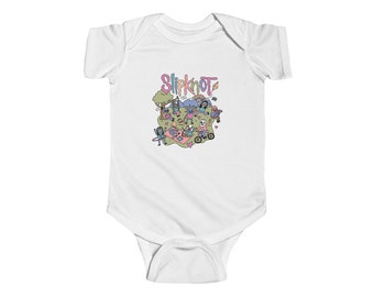 Funny Cute Slipknot Baby Bodysuit