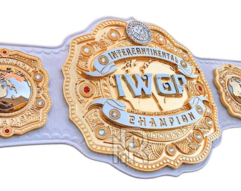 IWGP Intercontinental Championship Title Belt Replica 2MM/4MM/6MM/8MM
