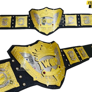 IWGP V5 4mm (2 Layer) Heavyweight Wrestling Championship Title Belt Dual Layer Plated