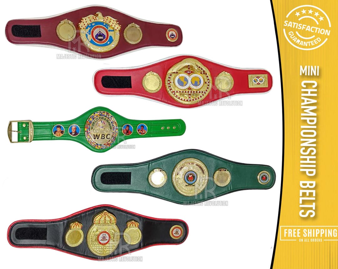 ボクシング ミニ チャンピオンシップ ベルト セット - WBC、Wba