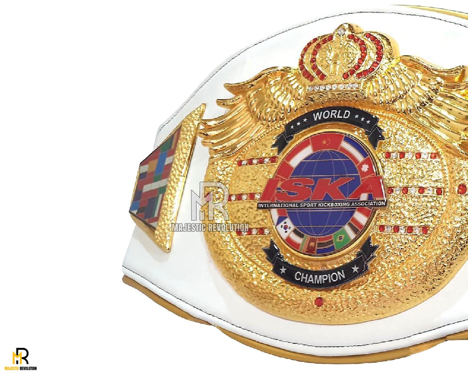 ISKA WORLD Kickboxing Championship Title 3D Belt - Etsy