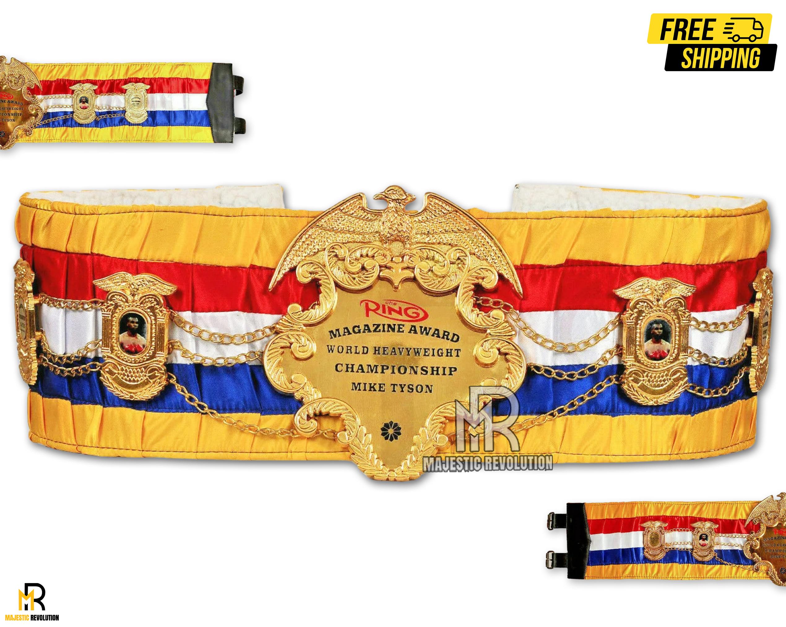 マイク・タイソン リングマガジン賞ベルト - 世界ヘビー級王座