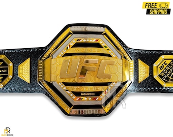 UFC Legacy Championship Belt Replica: Adult Size, Dual Layer
