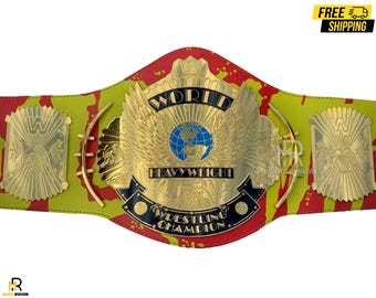 Hulk Era Inspired Winged Eagle Championship Belt – Tribute to Wrestle Era Legend (1953‑2025) - Hulk mania Hogan Wrestling Gift